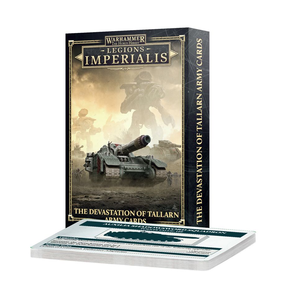 Horus Heresy - Legions Imperialis, The Devastation of Tallarn Army Cards