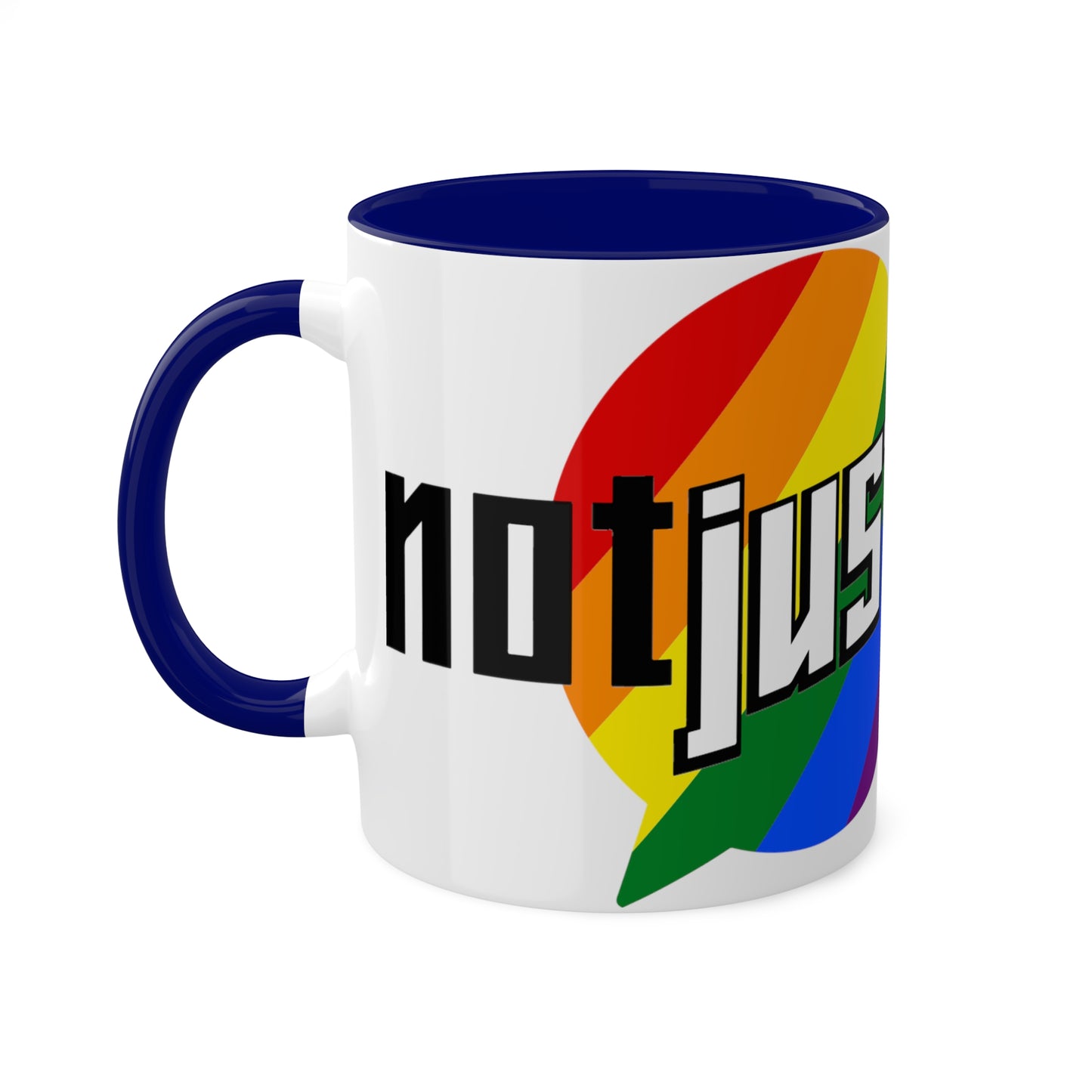 Not Just Gamin' Pride Paint Night Mugs, 11oz