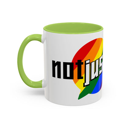 Not Just Gamin' Pride Painting Mug