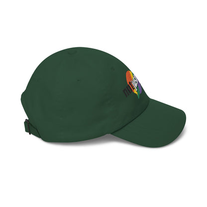 Not Just Gamin' Pride Embroidered Casual Baseball Hat