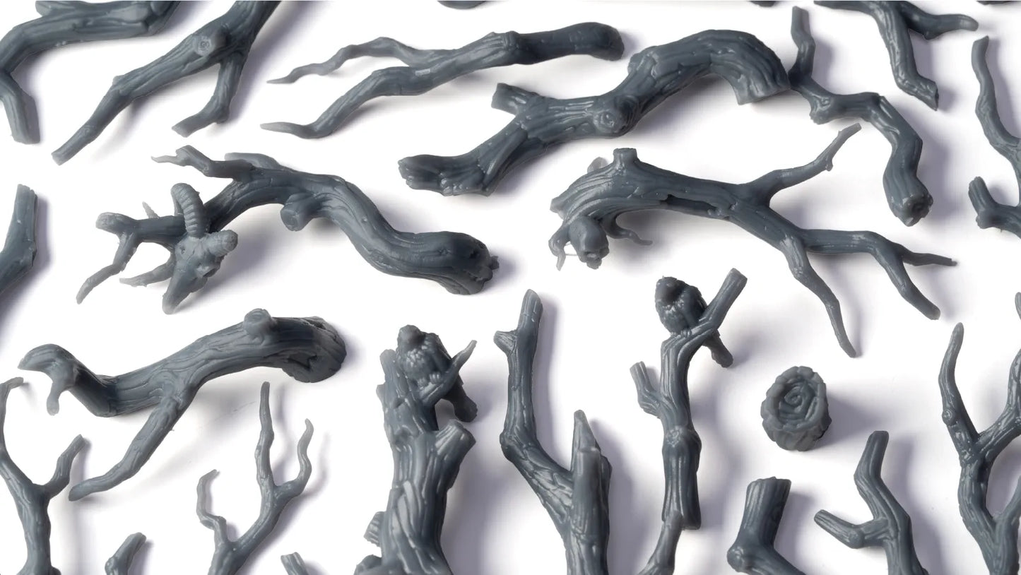 Gamers Grass Gnarled Branches Basing Bits