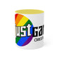 Not Just Gamin' Pride Paint Night Mugs, 11oz