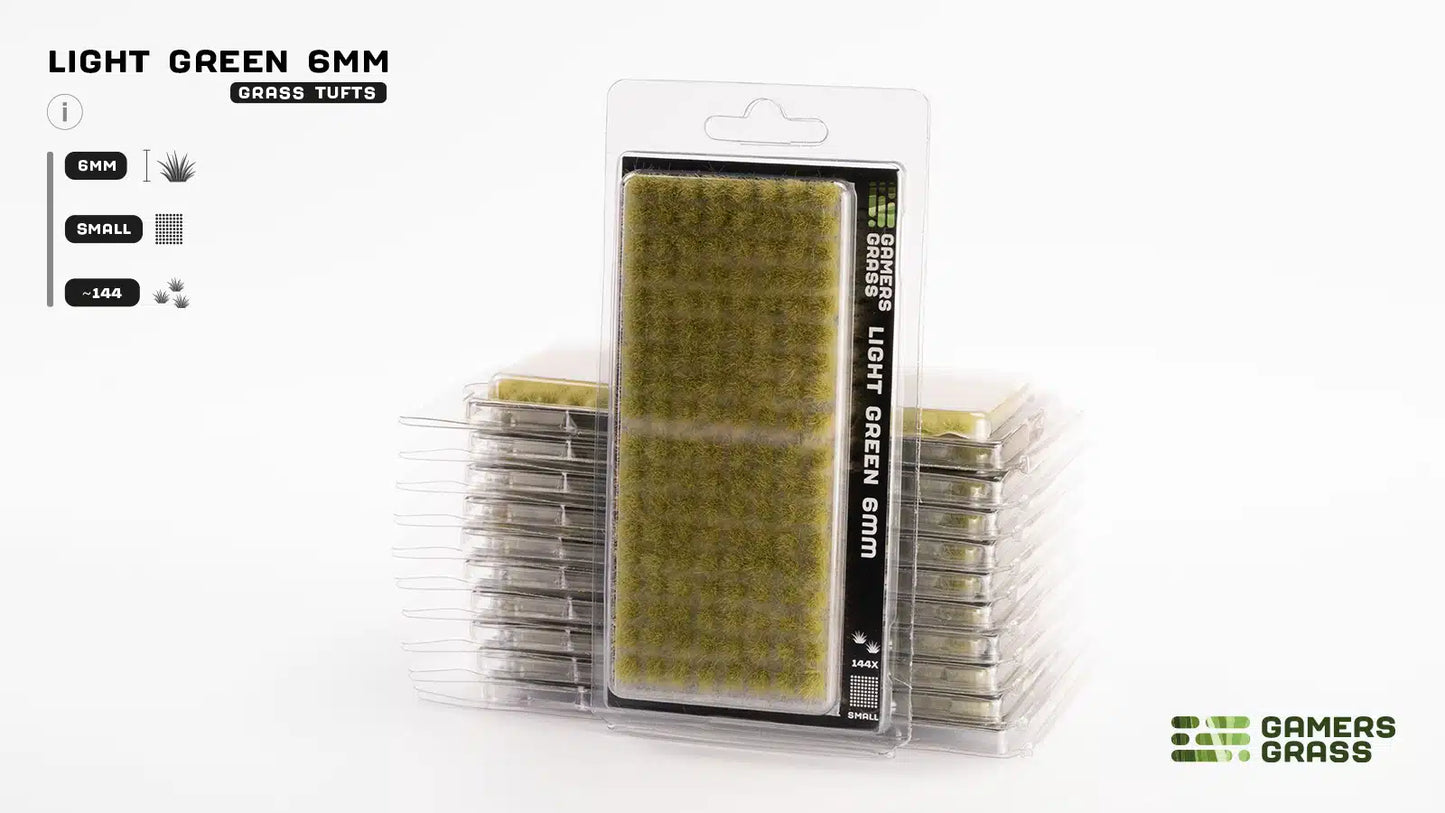 Gamers Grass: Light Green 6mm Wild Grass Small Tufts