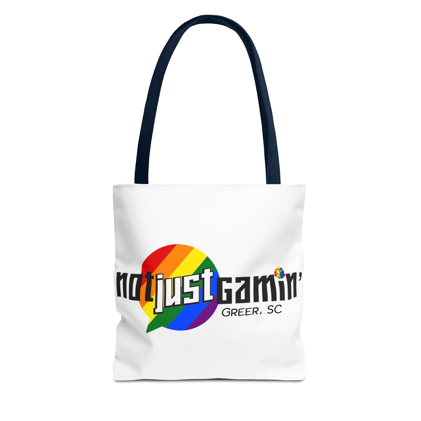 Not Just Gamin' Pride Tote Bags