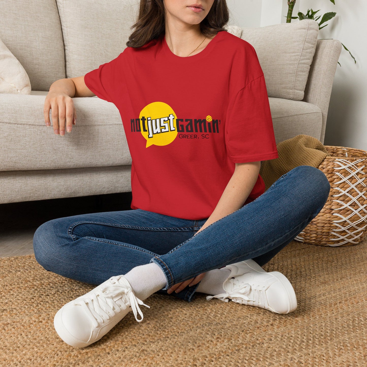 Not Just Gamin' T-Shirt — Greer, SC Retro Gaming Tee