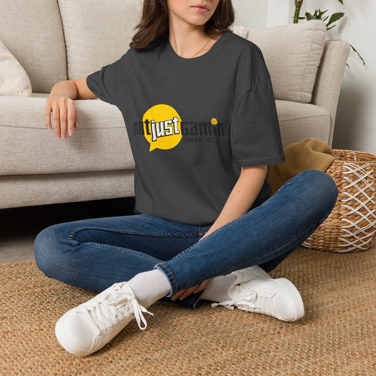 Not Just Gamin' T-Shirt — Greer, SC Retro Gaming Tee