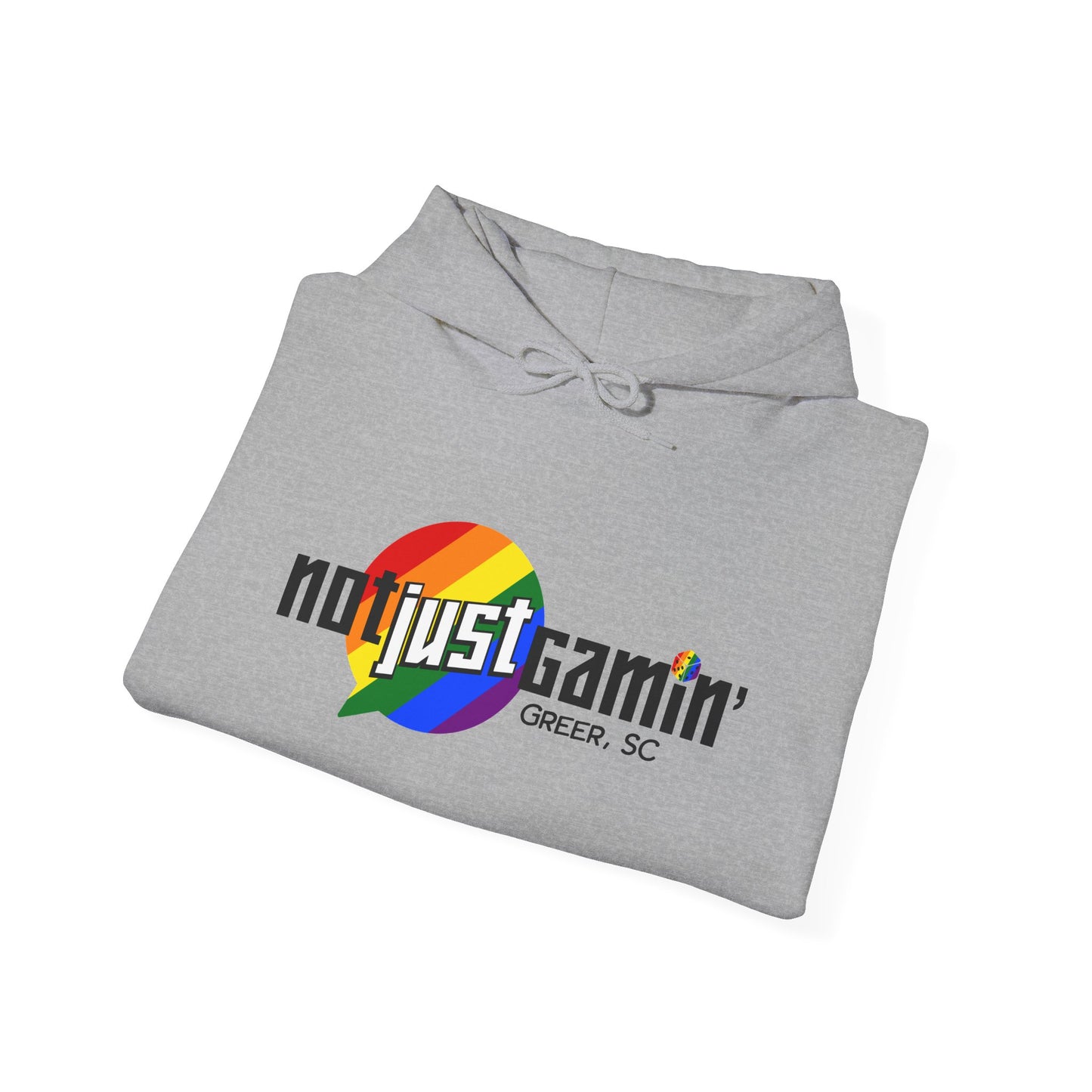 Not Just Gamin' Pride Unisex Heavy Blend™ Hooded Sweatshirt