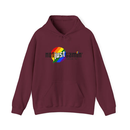 Not Just Gamin' Pride Unisex Heavy Blend™ Hooded Sweatshirt