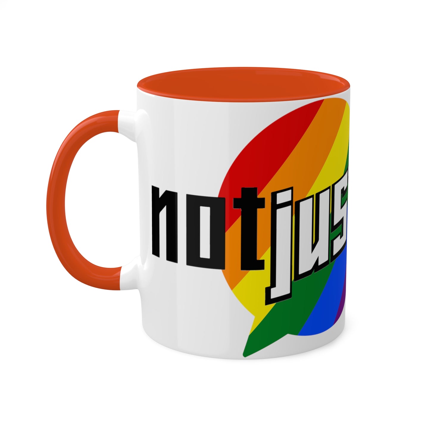 Not Just Gamin' Pride Paint Night Mugs, 11oz