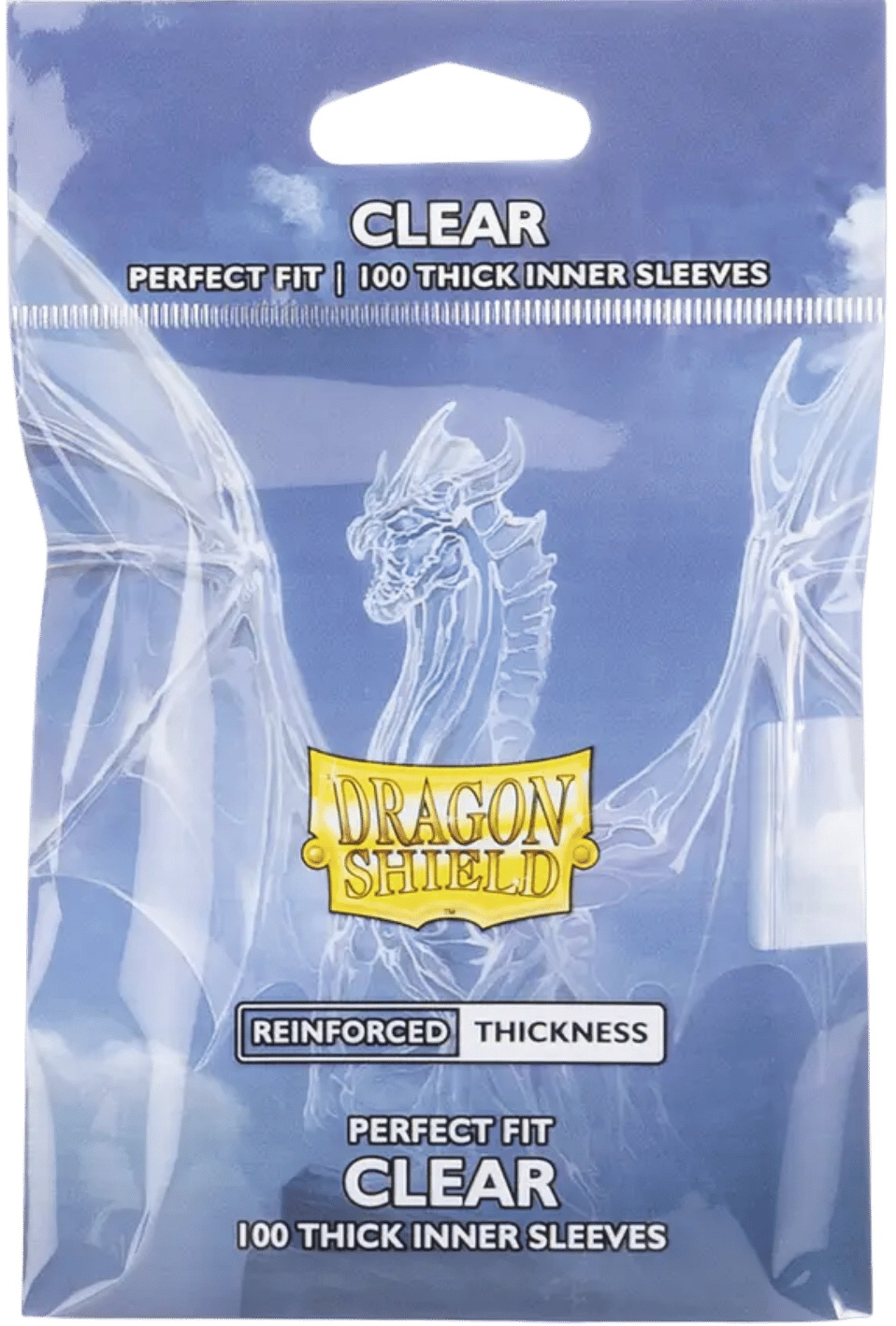 Dragon Shield - Clear Perfect Fit 100 Thick Inner Sleeves