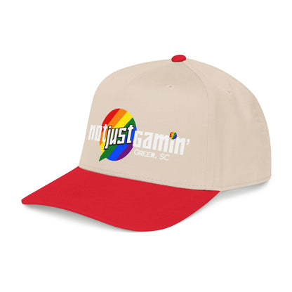 Not Just Gamín' Pride Baseball Cap