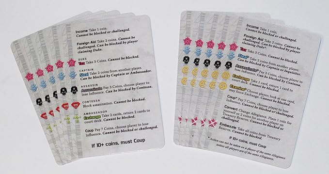 Coup Reformation Expansion 2nd Edition