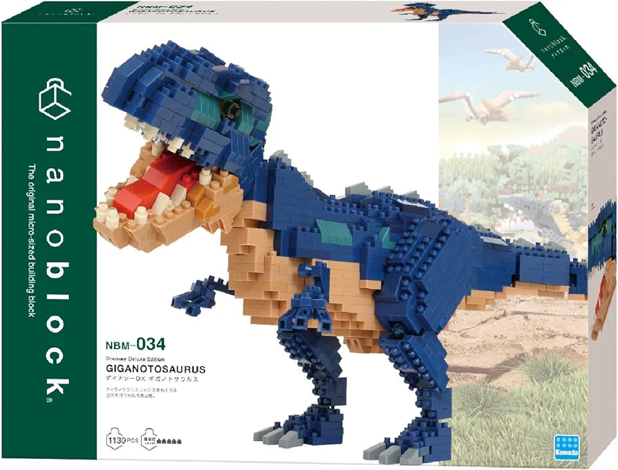 Nanoblock - Dinosaur Deluxe Edition, Giganotosaurus