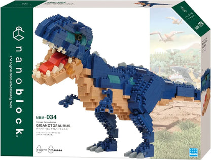 Nanoblock - Dinosaur Deluxe Edition, Giganotosaurus