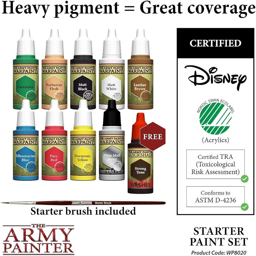 The Army Painter - Wargames Hobby Starter Paint Set