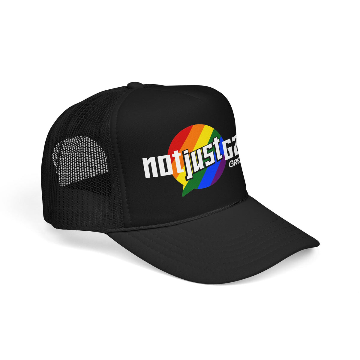 Not Just Gamin' Pride Foam Trucker Hat