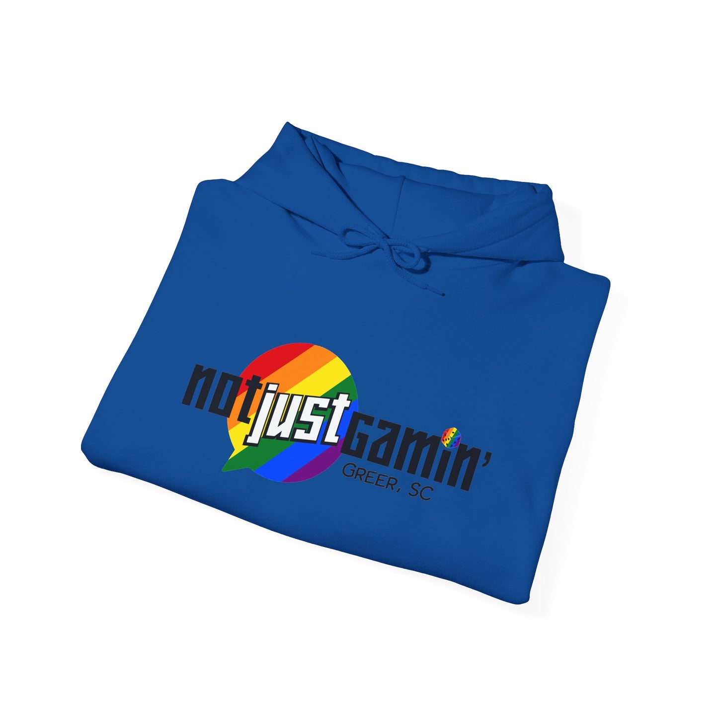 Not Just Gamin' Pride Unisex Heavy Blend™ Hooded Sweatshirt