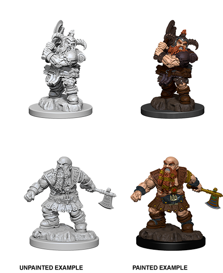 D&D Nolzur’s Marvelous Miniatures: W06 - Dwarf Male Barbarian