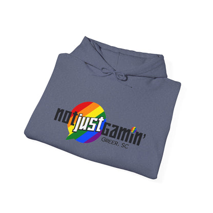 Not Just Gamin' Pride Unisex Heavy Blend™ Hooded Sweatshirt