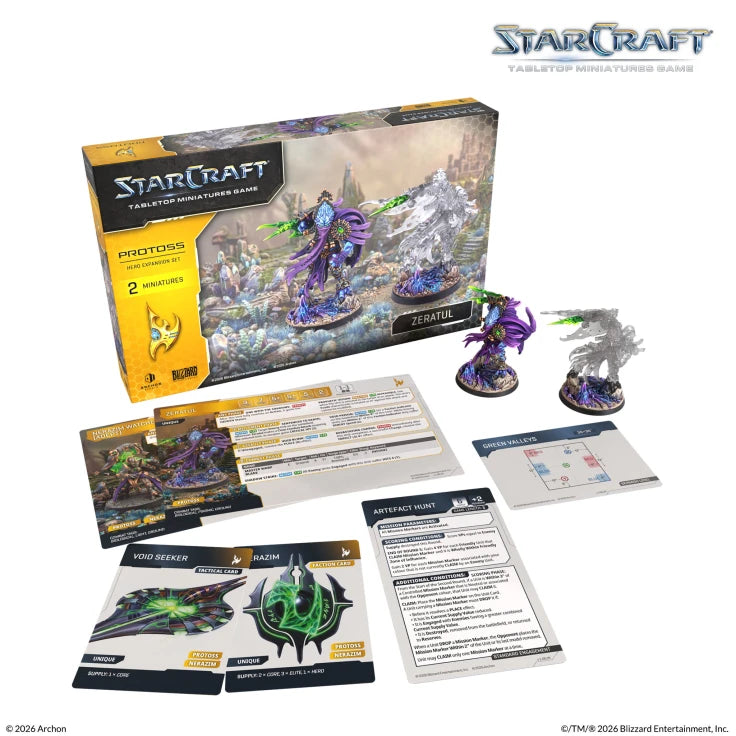 Starcraft Tabletop Miniatures Game: Protoss Hero Expansion Set