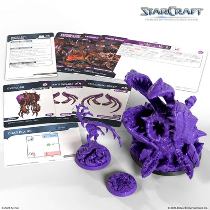 Starcraft Tabletop Miniatures Game: Zerg - Kerrigan & Omega Worm