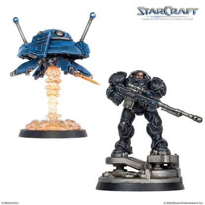 Starcraft Tabletop Miniatures Game: Terran - Jim Raynor & Point Defense Drone