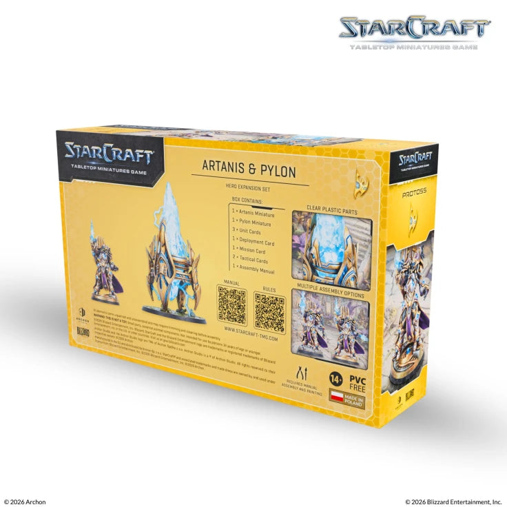 Starcraft Tabletop Miniatures Game: Protoss - Artanis & Pylon