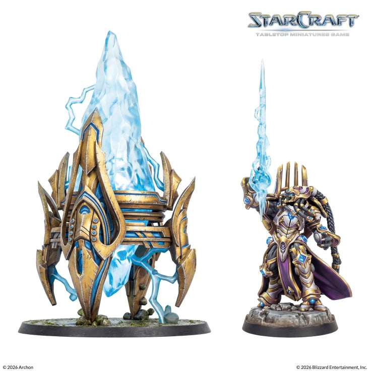 Starcraft Tabletop Miniatures Game: Protoss - Artanis & Pylon