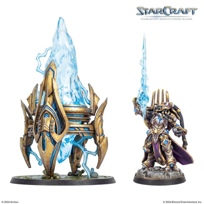 Starcraft Tabletop Miniatures Game: Protoss - Artanis & Pylon