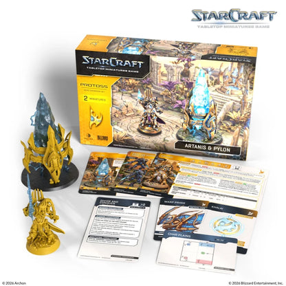 Starcraft Tabletop Miniatures Game: Protoss - Artanis & Pylon