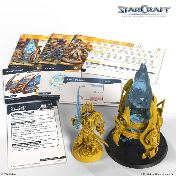 Starcraft Tabletop Miniatures Game: Protoss - Artanis & Pylon
