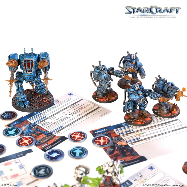 Starcraft Tabletop Miniatures Game: Terran Starter Set