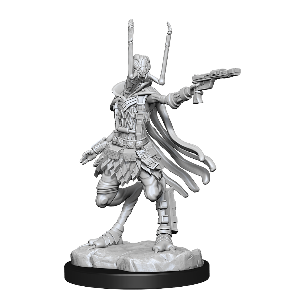 Starfinder Battles Unpainted Miniatures: Shirren Technomancer