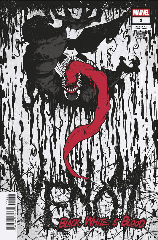 Venom: Black, White & Blood #1 Sanford Greene Variant