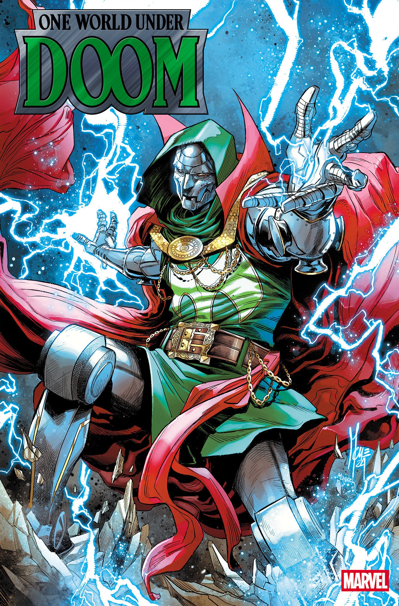 One World Under Doom #6 Marco Checchetto Foil Variant