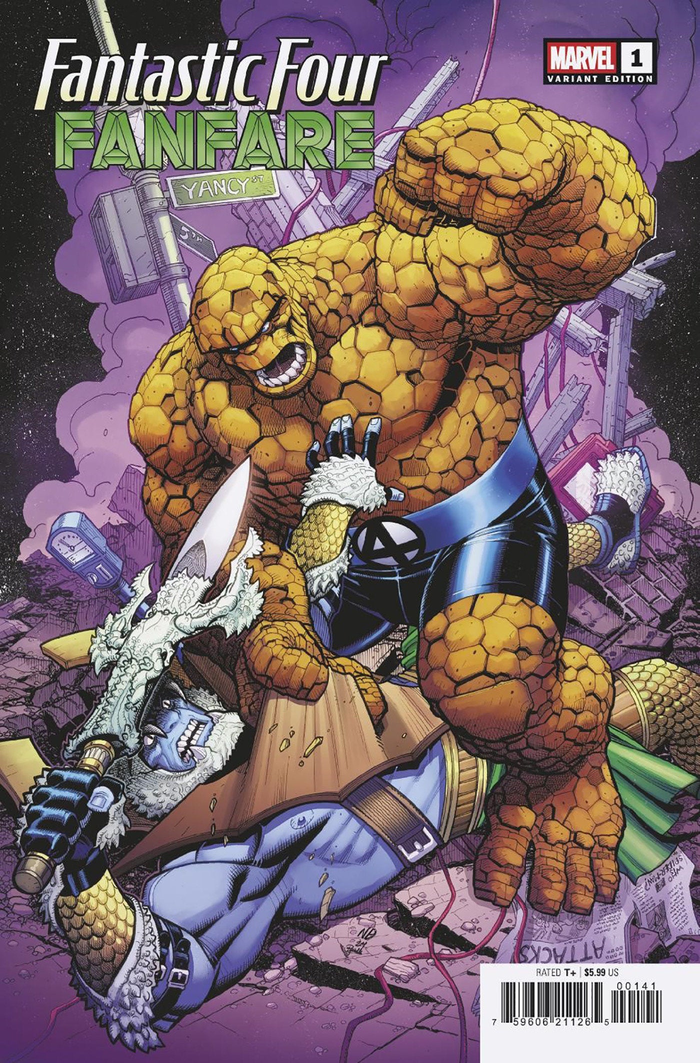 Fantastic Four Fanfare #1 25 Copy Simone Di Meo Variant