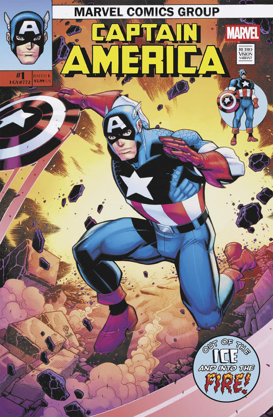 Captain America #1 Nick Bradshaw Retrovision Variant