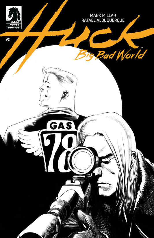 Huck: Big Bad World #2 (Cover B) (Black & White) (Rafael Albuquerque)