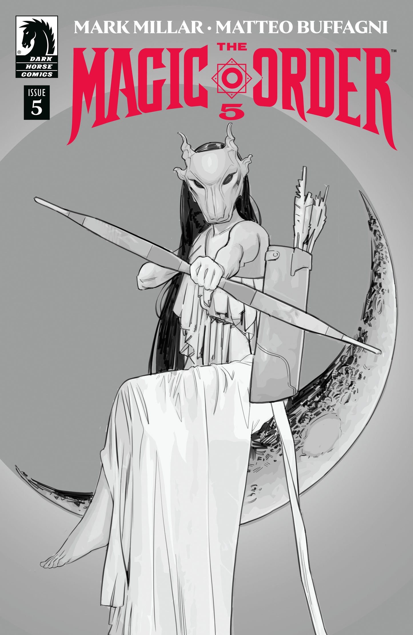 Magic Order V #5 Cover B Black & White Buffagni (Mature)