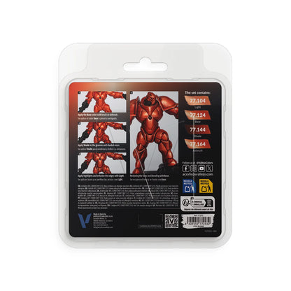 Vallejo True Metallic Metal Set: Ancient Copper (4 Color Set)