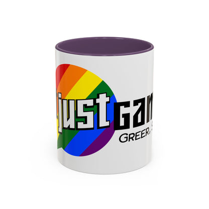 Not Just Gamin' Pride Painting Mug