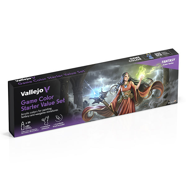 Vallejo Game Color Set: Starter Value Set (10), 18 ml.