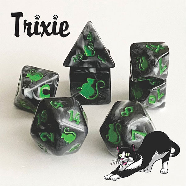 Kitty Clacks: 7-Die Set Trixie