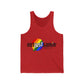 Not Just Gamin' Pride Unisex Jersey Tank