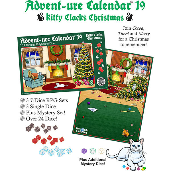 Dice Calendar: Advent-ure Calendar 19 Kitty Clacks Christmas