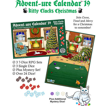 Dice Calendar: Advent-ure Calendar 19 Kitty Clacks Christmas
