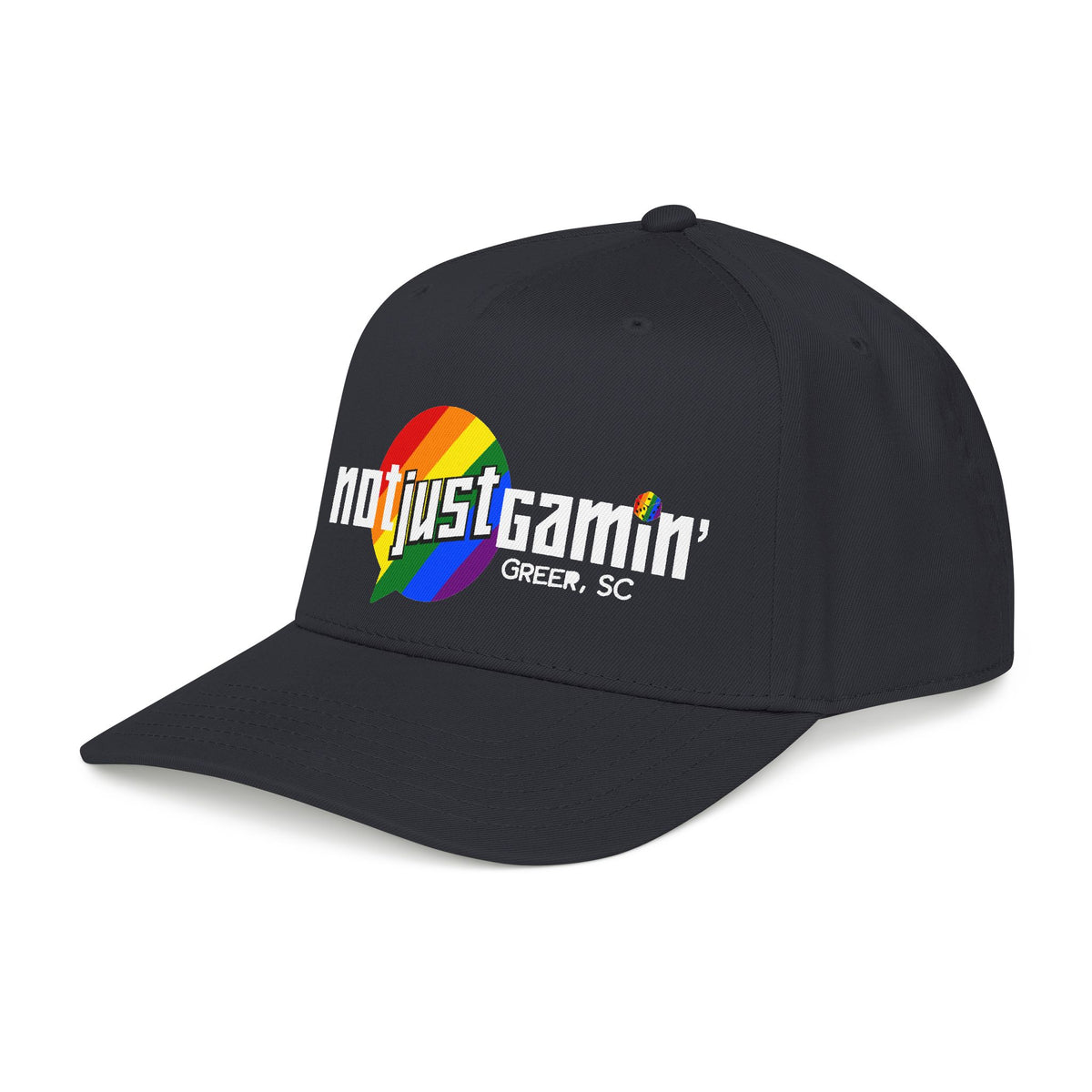 Not Just Gamín' Pride Baseball Cap