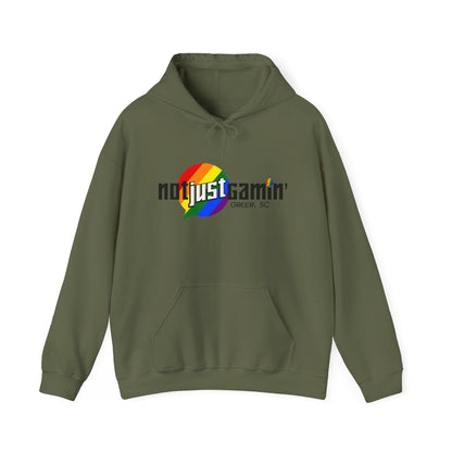 Not Just Gamin' Pride Unisex Heavy Blend™ Hooded Sweatshirt