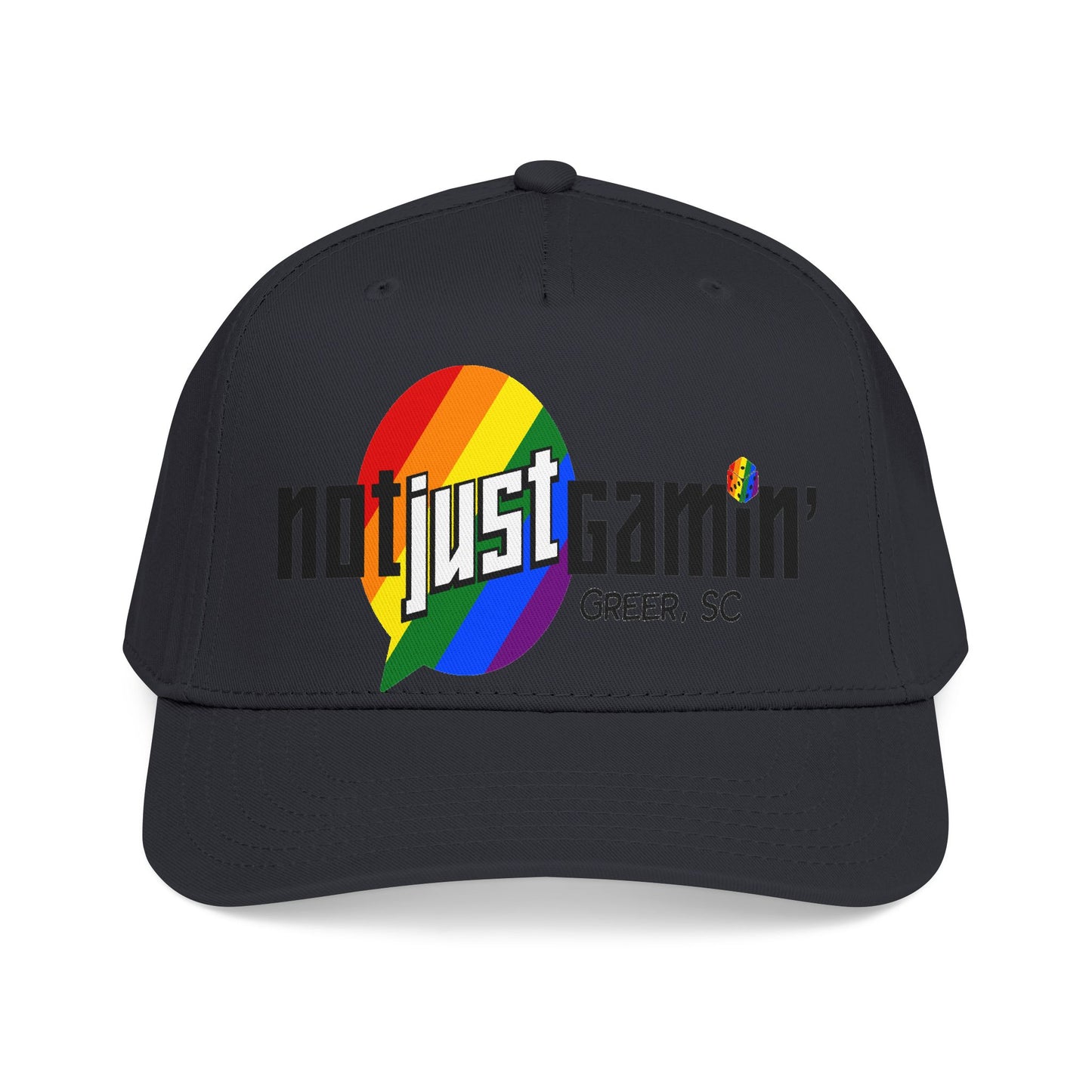 Not Just Gamín' Pride Baseball Cap