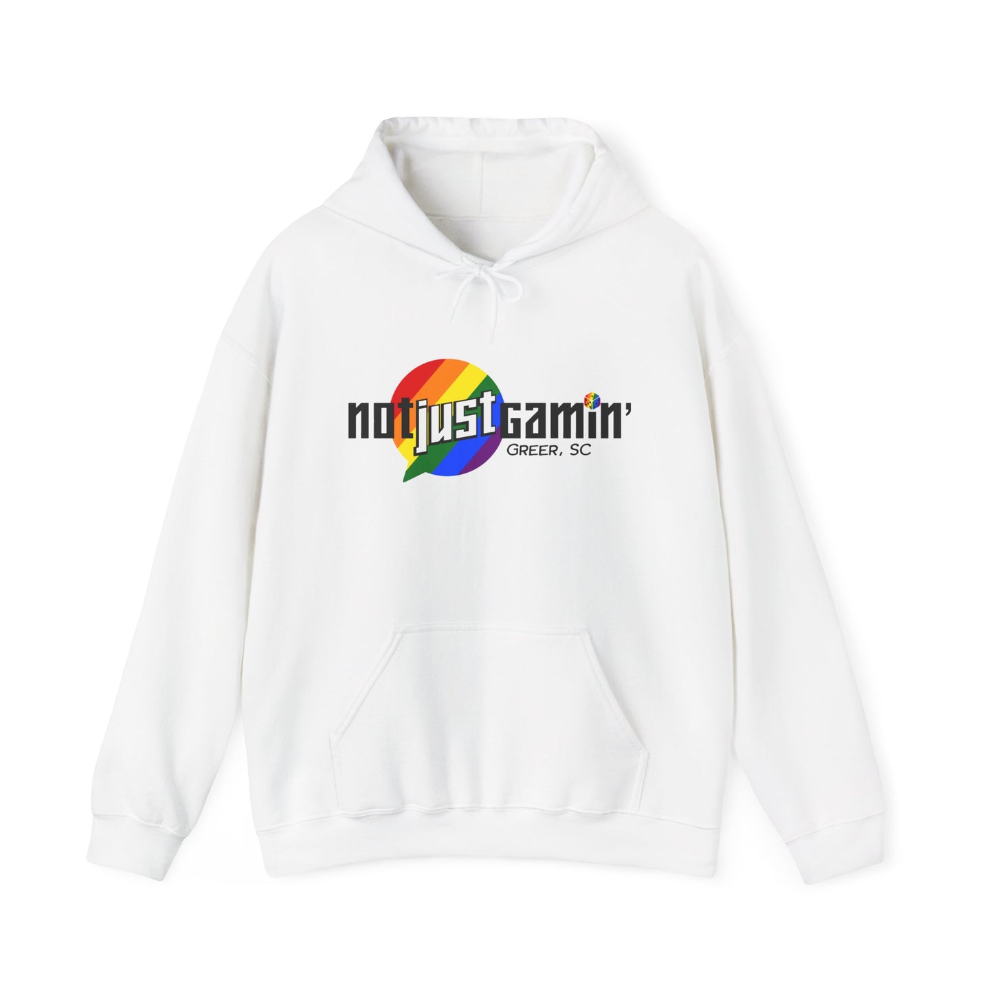 Not Just Gamin' Pride Unisex Heavy Blend™ Hooded Sweatshirt